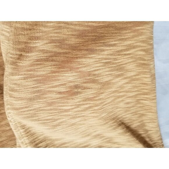 Laundry by Shelli Segal 3/4 Dolman Sleeve Knit Cardigan Open Front Camel Size L - Picture 9 of 11